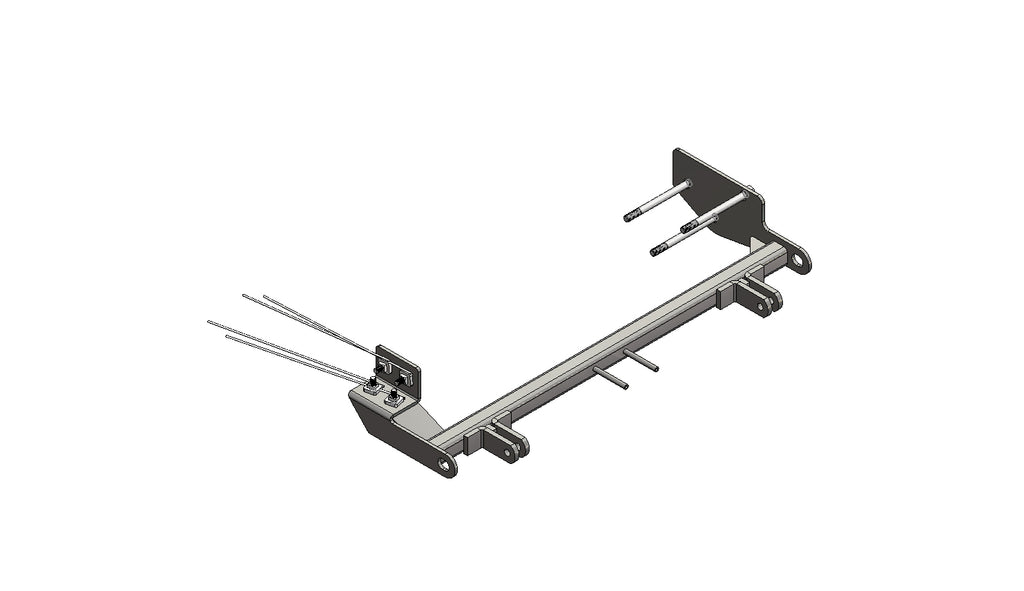 Blue Ox BX1118 Tow Bar Base Plate for Select Jeep TJ, Jeep Wrangler