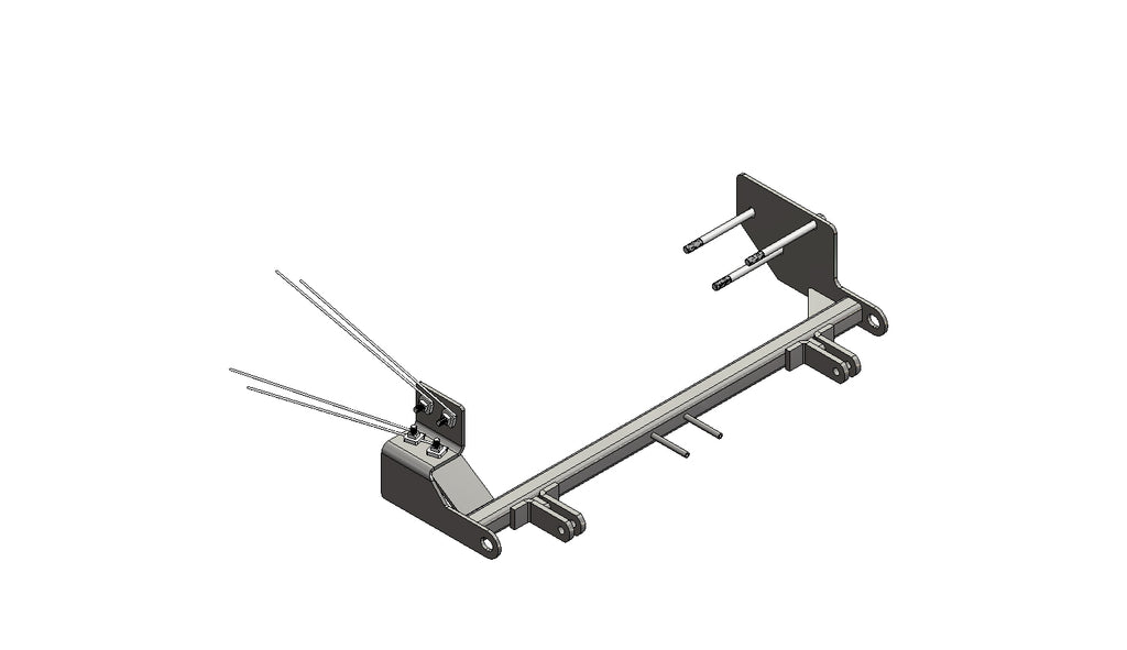 Blue Ox BX1120 Tow Bar Base Plate for Select Jeep TJ, Jeep Wrangler