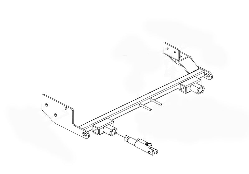 Blue Ox BX1124 Tow Bar Base Plate for Select Jeep TJ, Jeep Wrangler
