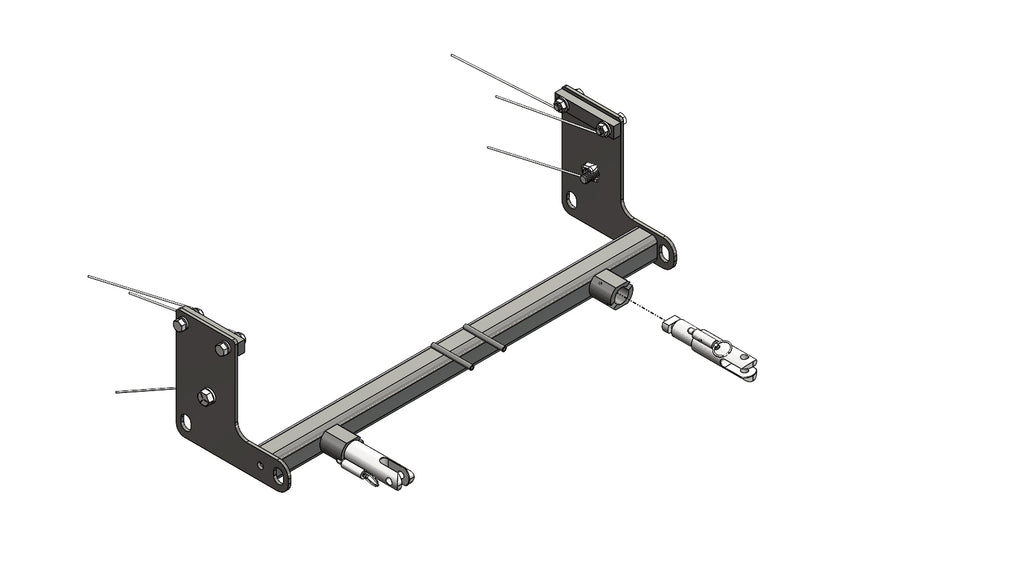 Blue Ox BX1134 Tow Bar Base Plate for Select Jeep Wrangler