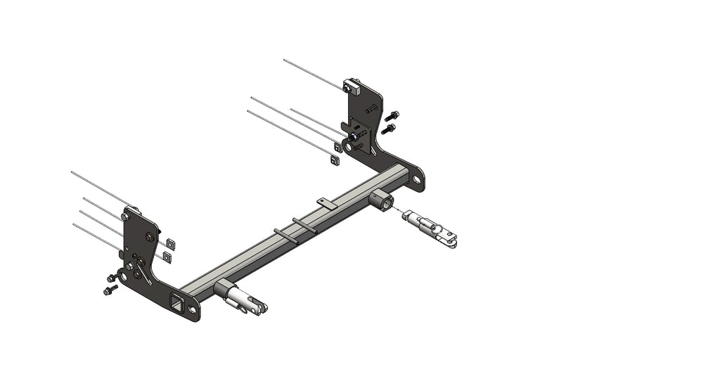 Blue Ox BX1145 Tow Bar Base Plate for Select Jeep Gladiator