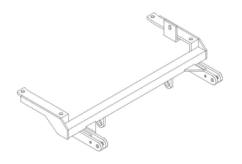 Blue Ox BX1625 Tow Bar Base Plate for Select Chevrolet S10, GMC Sonoma