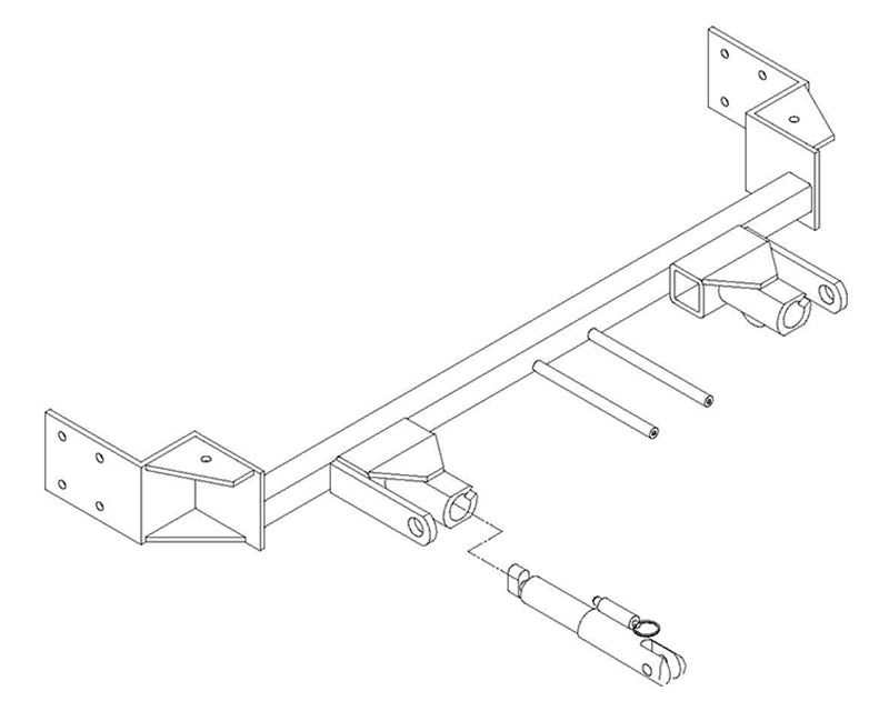 Blue Ox BX1647 Tow Bar Base Plate for Select Chevrolet Cavalier