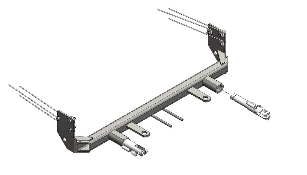 Blue Ox BX1725 Tow Bar Base Plate for Select Chevrolet Spark