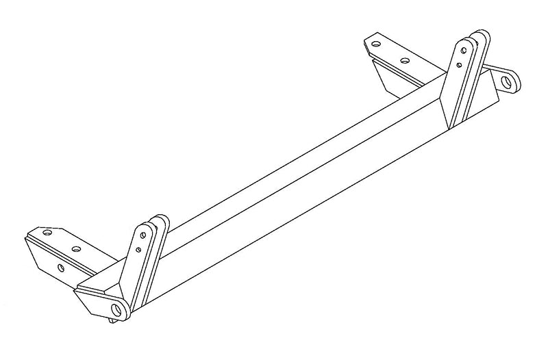 Blue Ox BX1810 Tow Bar Base Plate for Select Nissan D21, Nissan Pickup