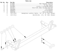 Load image into Gallery viewer, Blue Ox BX1810 Tow Bar Base Plate for Select Nissan D21, Nissan Pickup