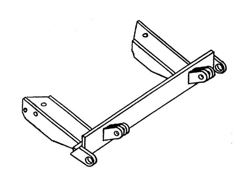 Blue Ox BX1812 Tow Bar Base Plate for Select Nissan D21, Nissan Pickup