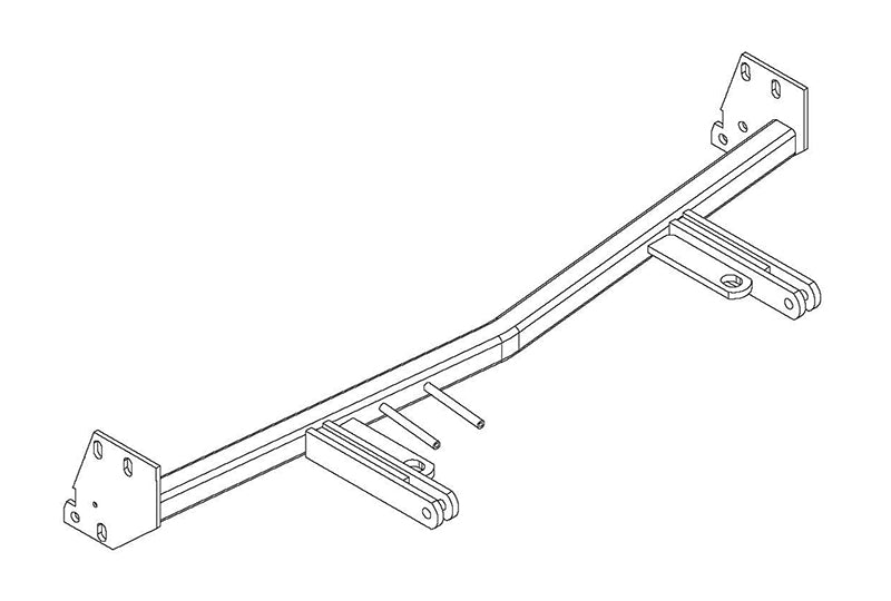 Blue Ox BX1822 Tow Bar Base Plate for Select Nissan Sentra