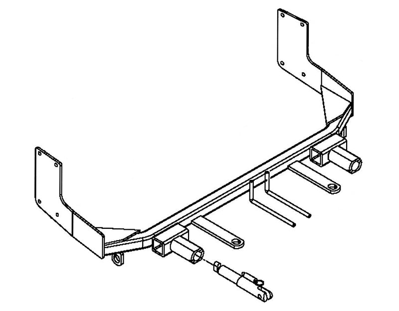 Blue Ox BX1838 Tow Bar Base Plate for Select Nissan Versa