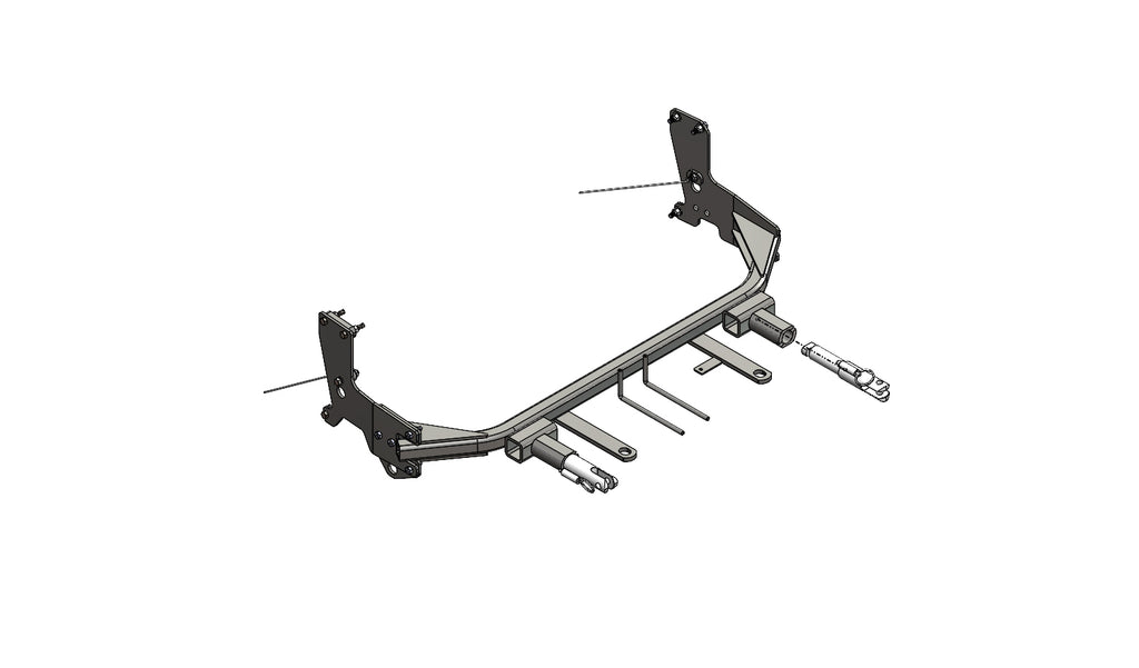 Blue Ox BX1855 Tow Bar Base Plate for Select Nissan Sentra