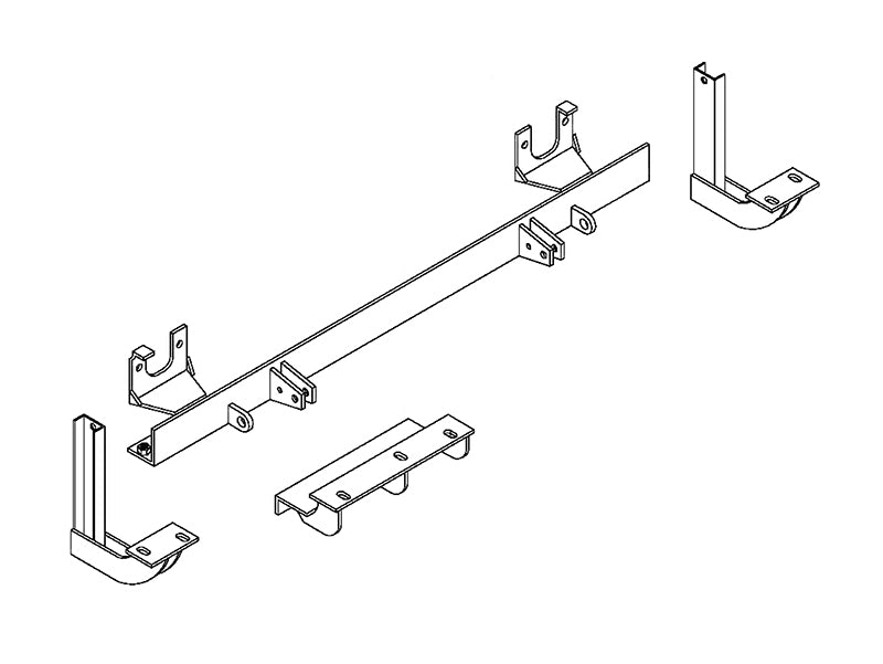 Blue Ox BX1903 Tow Bar Base Plate for Select Dodge Omni, Plymouth Horizon