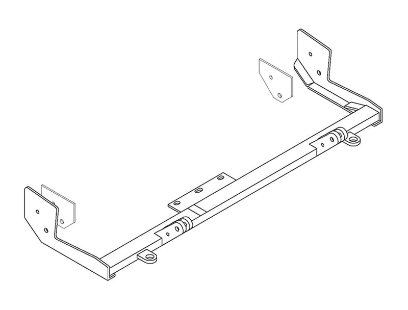 Blue Ox BX1920 Tow Bar Base Plate for Select Eagle Summit, Mitsubishi Expo, Plymouth Colt