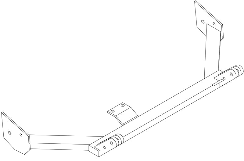 Blue Ox BX1922 Tow Bar Base Plate for Select Dodge Colt, Eagle Summit, Mitsubishi Mirage, Plymouth Colt