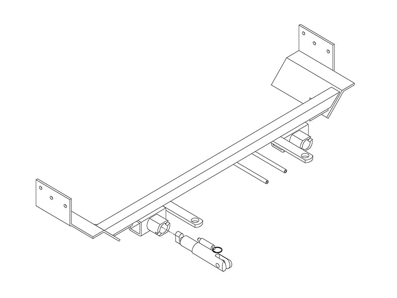 Blue Ox BX1964 Tow Bar Base Plate for Select Mitsubishi Eclipse