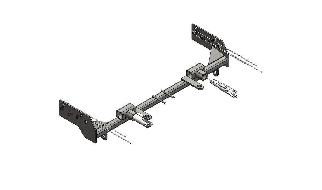 Blue Ox BX1995 Tow Bar Base Plate for Select Mitsubishi Outlander Sport