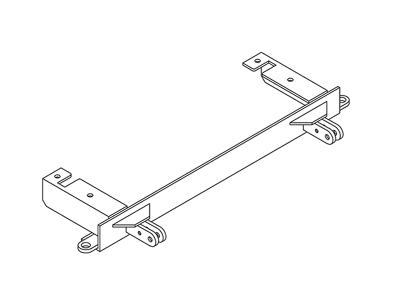 Blue Ox BX2102 Tow Bar Base Plate for Select Ford Bronco II, Ford Ranger