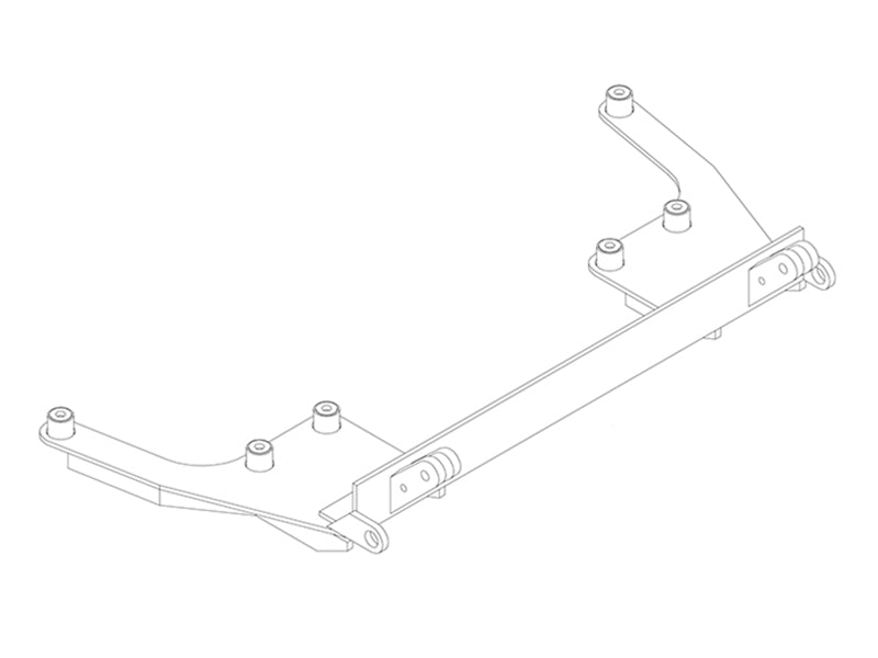 Blue Ox BX2103 Tow Bar Base Plate for Select Ford Tempo, Mercury Topaz