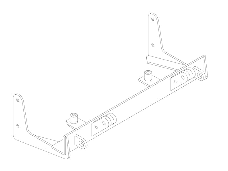 Blue Ox BX2106 Tow Bar Base Plate for Select Ford Festiva