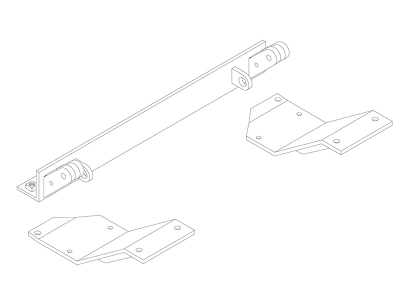 Blue Ox BX2111 Tow Bar Base Plate for Select Ford Tempo, Mercury Topaz
