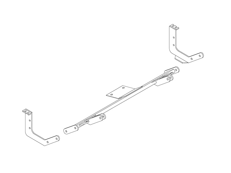 Blue Ox BX2112 Tow Bar Base Plate for Select Ford Escort, Mercury Tracer