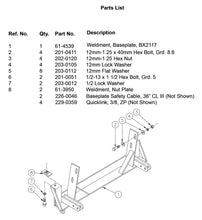 Load image into Gallery viewer, Blue Ox BX2117 Tow Bar Base Plate for Select Ford Ranger
