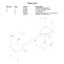 Load image into Gallery viewer, Blue Ox BX2124 Tow Bar Base Plate for Select Ford F-150, Ford F-150 Heritage