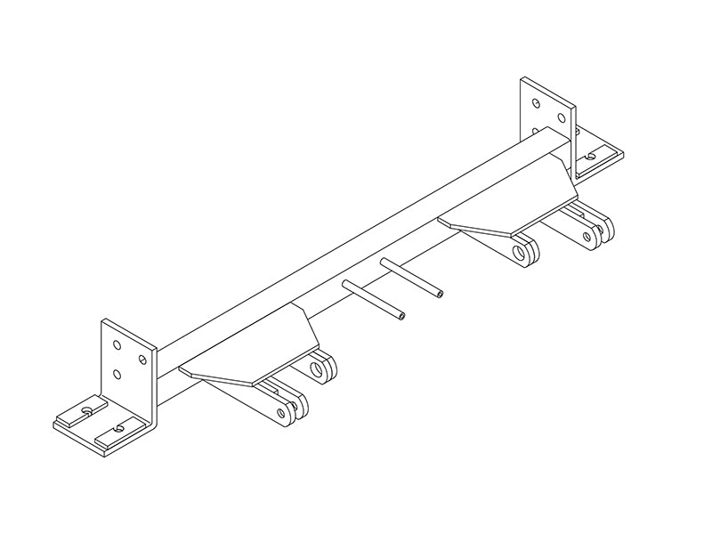 Blue Ox BX2168 Tow Bar Base Plate for Select Ford E-250, Ford E-250 Econoline