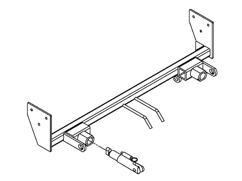 Blue Ox BX2186 Tow Bar Base Plate for Select Ford Mustang