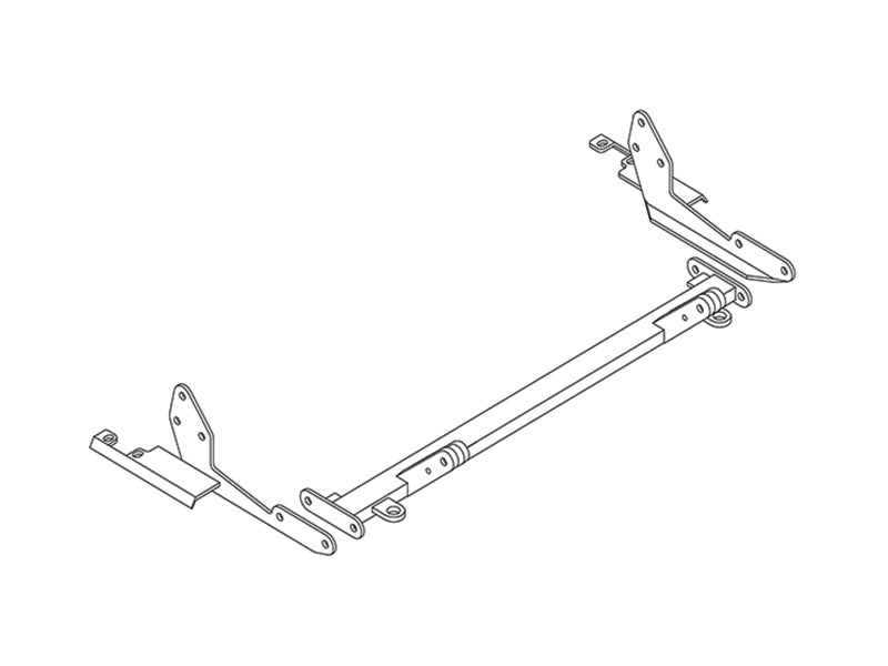 Blue Ox BX2215 Tow Bar Base Plate for Select Honda Odyssey, Isuzu Oasis