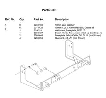Load image into Gallery viewer, Blue Ox BX2217 Tow Bar Base Plate for Select Honda Civic