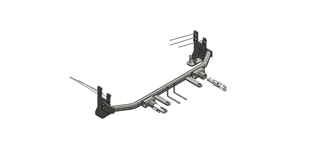 Blue Ox BX2243 Tow Bar Base Plate for Select Honda Civic