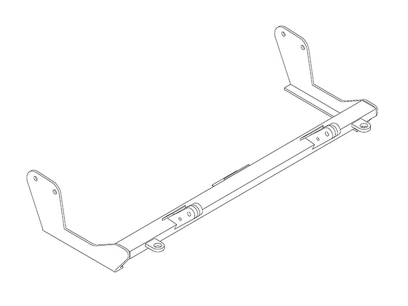 Blue Ox BX2303 Tow Bar Base Plate for Select Hyundai Excel, Hyundai Scoupe