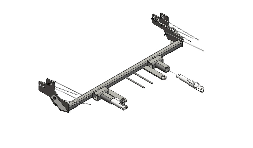 Blue Ox BX2331 Tow Bar Base Plate for Select Hyundai Elantra