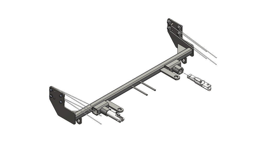 Blue Ox BX2333 Tow Bar Base Plate for Select Hyundai Accent
