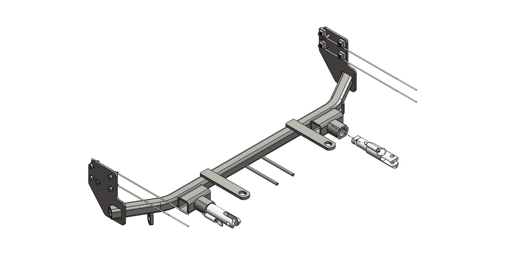 Blue Ox BX2338 Tow Bar Base Plate for Select Hyundai Accent