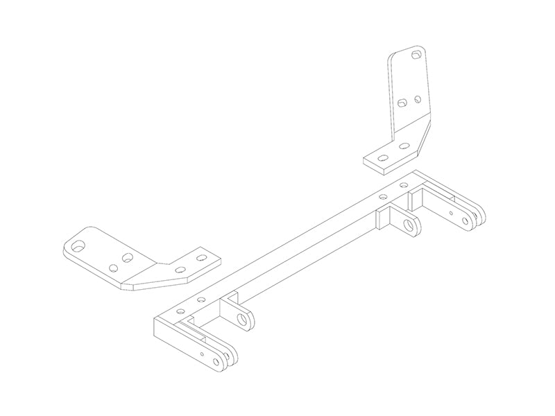Blue Ox BX2514 Tow Bar Base Plate for Select Mazda Miata