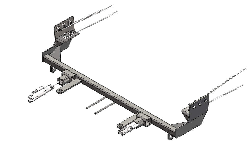 Blue Ox BX2526 Tow Bar Base Plate for Select Mazda 3