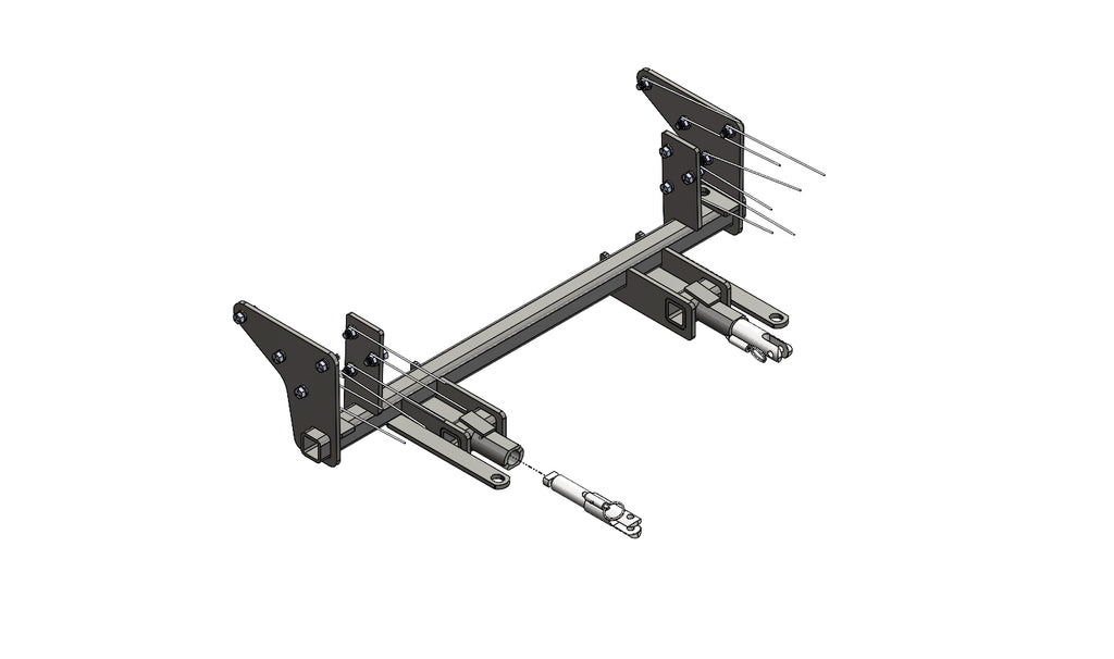 Blue Ox BX2648 Tow Bar Base Plate for Select Ford E-150, Ford E-250, Ford E-350 Super Duty