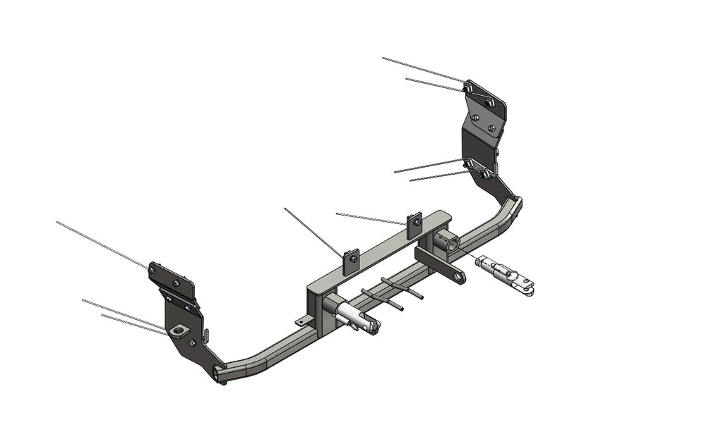 Blue Ox BX2666 Tow Bar Base Plate for Select Ford Fusion
