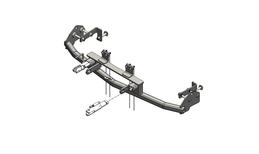 Blue Ox BX2684 Tow Bar Base Plate for Select Ford Fusion