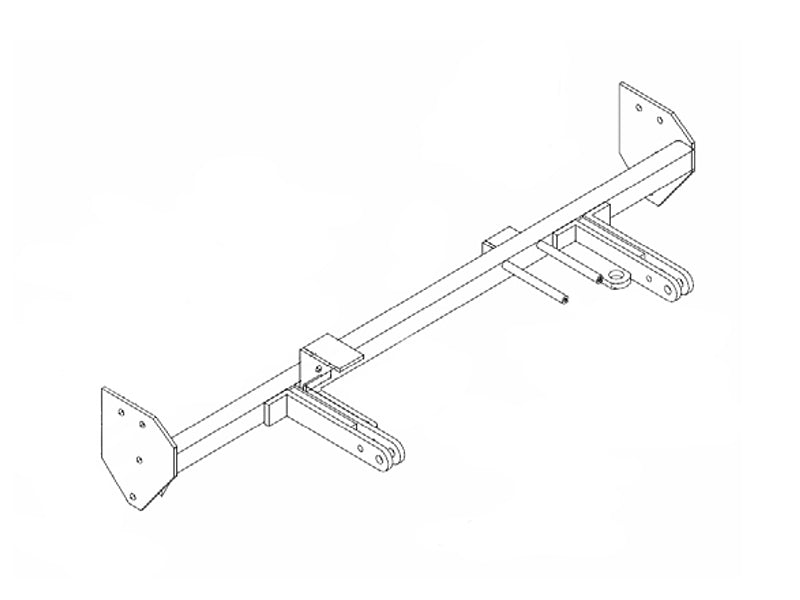 Blue Ox BX2705 Tow Bar Base Plate for Select Kia Rio