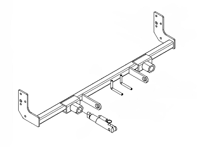 Blue Ox BX2711 Tow Bar Base Plate for Select Kia Spectra
