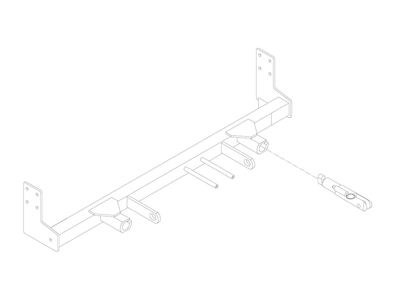 Blue Ox BX3224 Tow Bar Base Plate for Select Pontiac Vibe