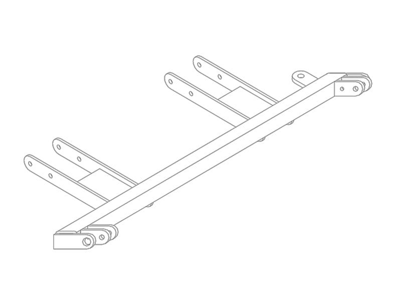 Blue Ox BX3503 Tow Bar Base Plate for Select Geo Tracker, Suzuki Sidekick