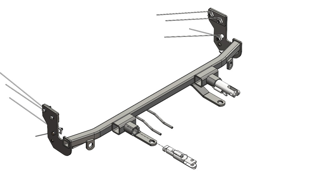 Blue Ox BX3620 Tow Bar Base Plate for Select Subaru Crosstrek, Subaru Impreza, Subaru WRX, Subaru XV Crosstrek