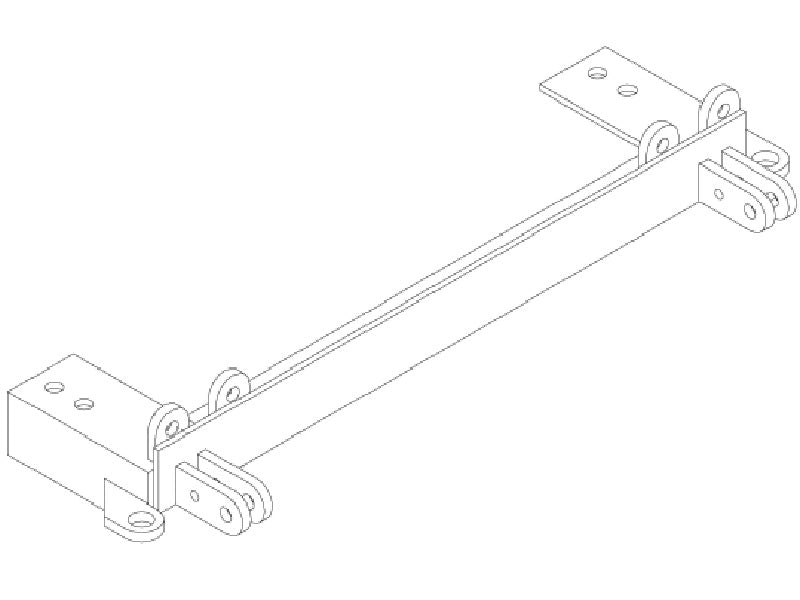 Blue Ox BX3720 Tow Bar Base Plate for Select Toyota Pickup