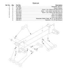 Load image into Gallery viewer, Blue Ox BX3721 Tow Bar Base Plate for Select Toyota 4Runner, Toyota Pickup