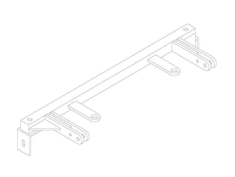 Blue Ox BX3732 Tow Bar Base Plate for Select Toyota Tacoma