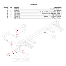 Load image into Gallery viewer, Blue Ox BX3732 Tow Bar Base Plate for Select Toyota Tacoma