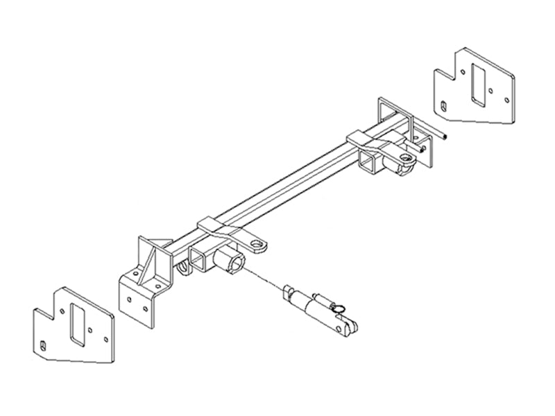 Blue Ox BX3768 Tow Bar Base Plate for Select Toyota FJ Cruiser